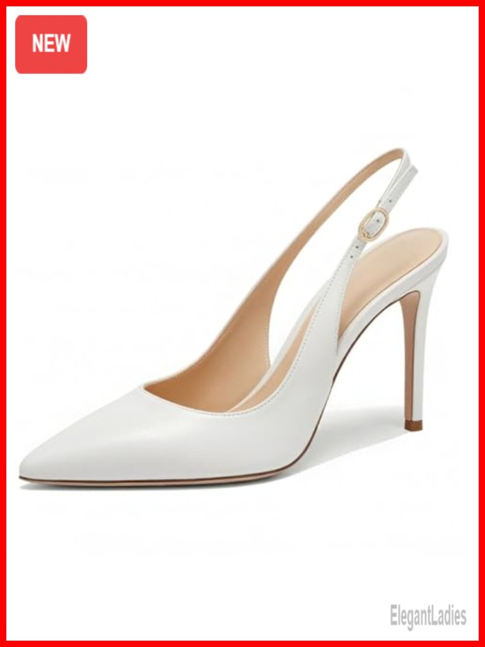 Women's Slingback Pumps Kitten Heel Closed Toe Dress Shoes